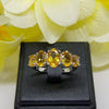 SR18449 : แหวนเงินแท้ 925 ฝัง Citrine