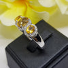 SR18458 : แหวนเงินแท้ 925 ฝัง Citrine