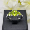 SR18467 : แหวนเงินแท้ 925 ฝัง Peridot