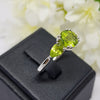 SR18467 : แหวนเงินแท้ 925 ฝัง Peridot